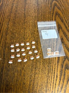 HONGJOONG JJOONGrami Set of 24 Nail Art Resin Charms Mini Aniteez Ateez